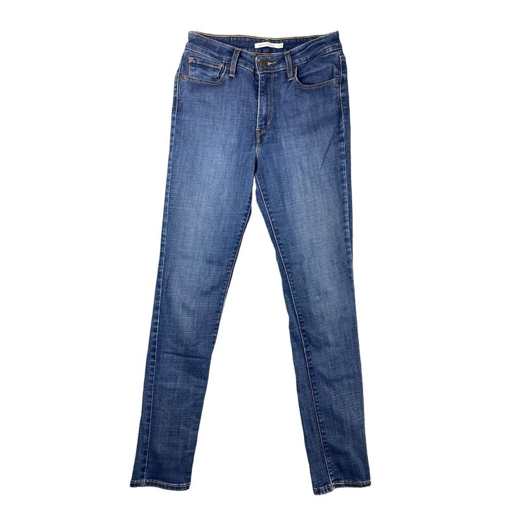 Levi's Womens 721‎ High-rise Skinny Jeans Blue Denim Size 29
